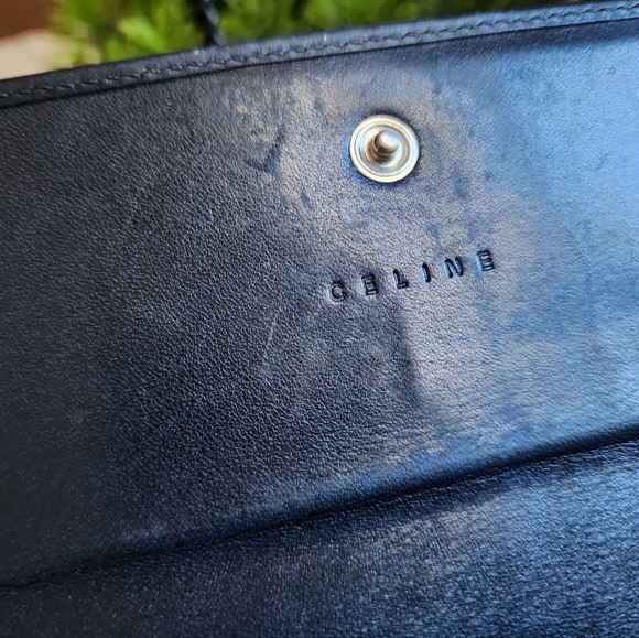 Celine Triomphe Vintage cloth Wallet on unbranded chain - Picture 8 of 13